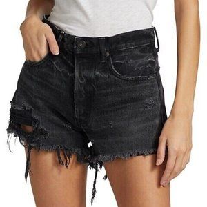 Moussy Denim Durango Black Shorts - Size 29